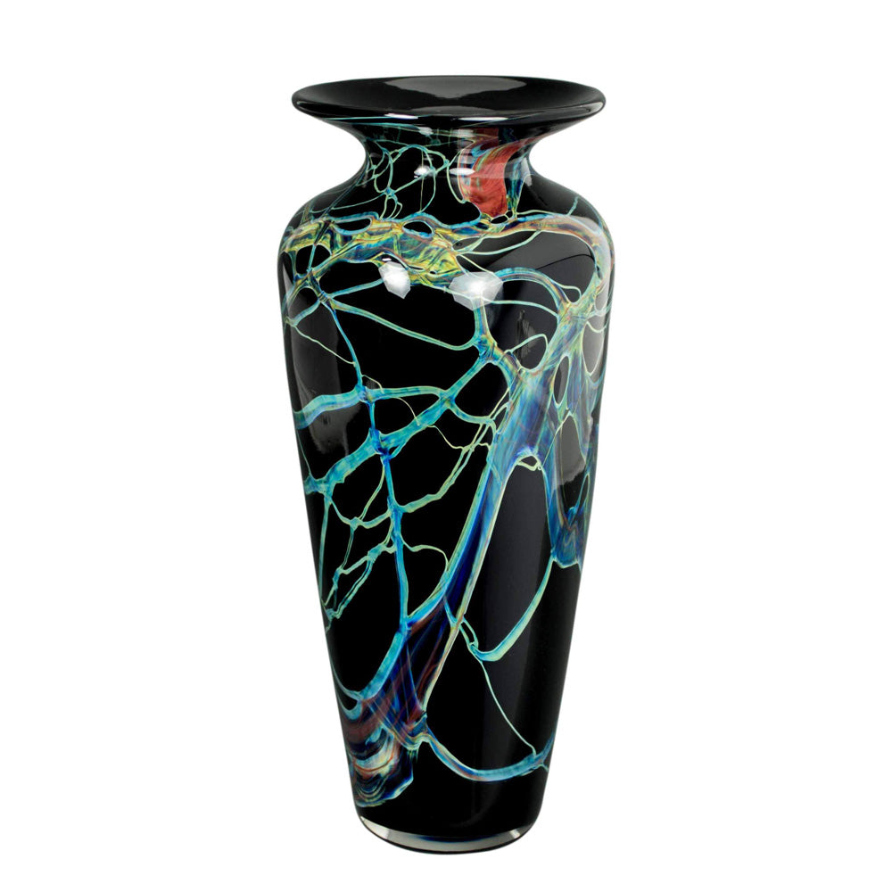 Blue Aurora Amphora Vase