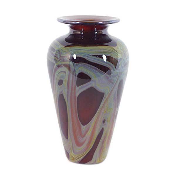 China Red Amphora Vase