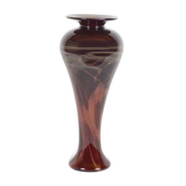 China Red Art Nouveau Vase